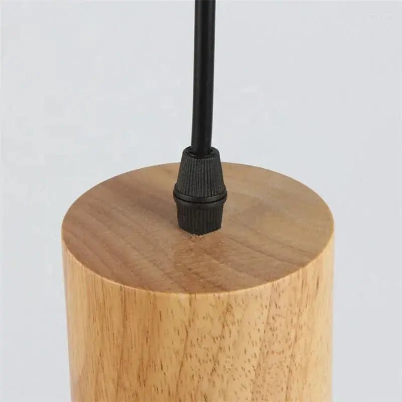 Pendant lamp made of metal and wood - LivingLX