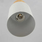 Pendant lamp made of metal and wood - LivingLX