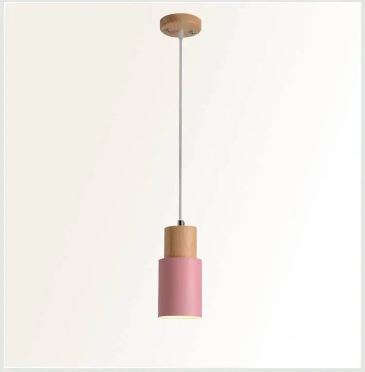 Pendant lamp made of metal and wood - LivingLX