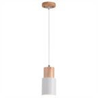 Pendant lamp made of metal and wood - LivingLX
