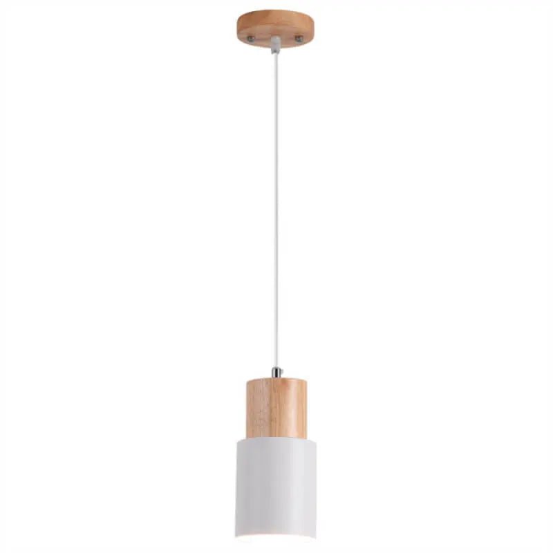 Pendant lamp made of metal and wood - LivingLX