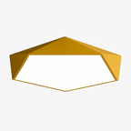 Prism Geometric LED Ceiling Light | Modern Colorful Flush Mount