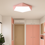 Prism Geometric LED Ceiling Light | Modern Colorful Flush Mount