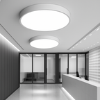 Halo Round Ultra-Slim LED Ceiling Light | Flush Mount Frosted Design