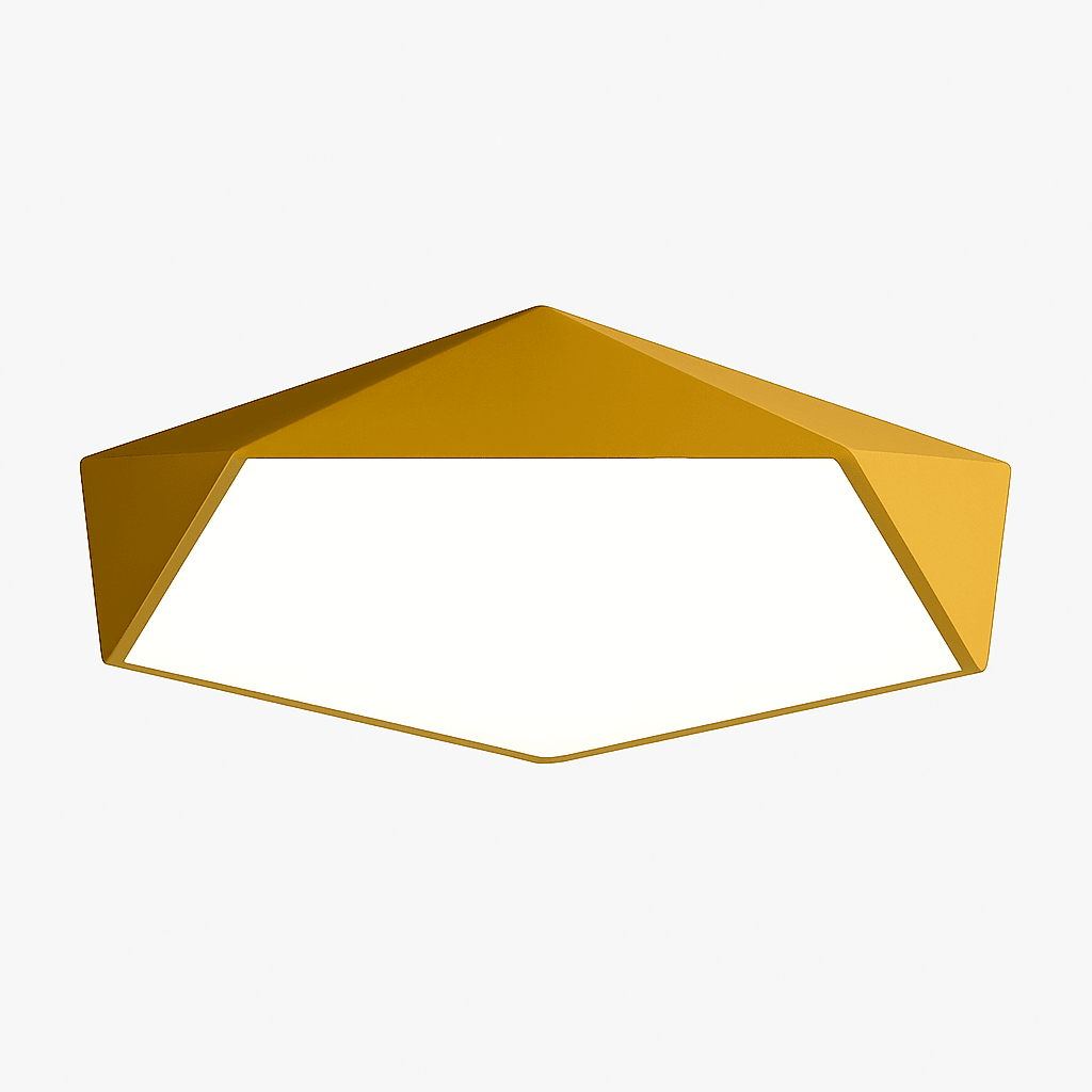 Prism Geometric LED Ceiling Light | Modern Colorful Flush Mount - LivingLX