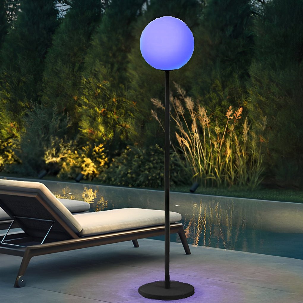 Prisma RGB Globe Floor Lamp (60") - LivingLX