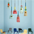 Illumy Colored Glass LED Pendant Light | Modern Nordic Design