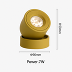 Macaron LED Ceiling Spotlight | Adjustable Surface Mount Spot Light in Pastel Colors (7W)