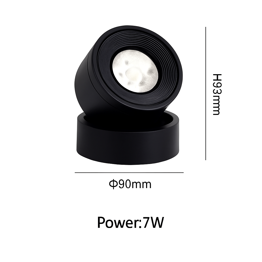 Macaron LED Ceiling Spotlight | Adjustable Surface Mount Spot Light in Pastel Colors (7W)