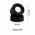 Macaron LED Ceiling Spotlight | Adjustable Surface Mount Spot Light in Pastel Colors (7W)