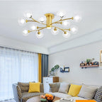 Orbit Globe Flush Mount (33")
