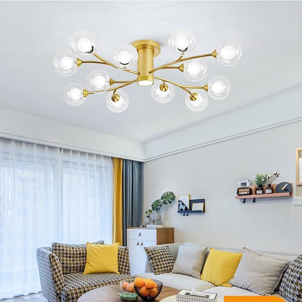 Orbit Globe Flush Mount (33")