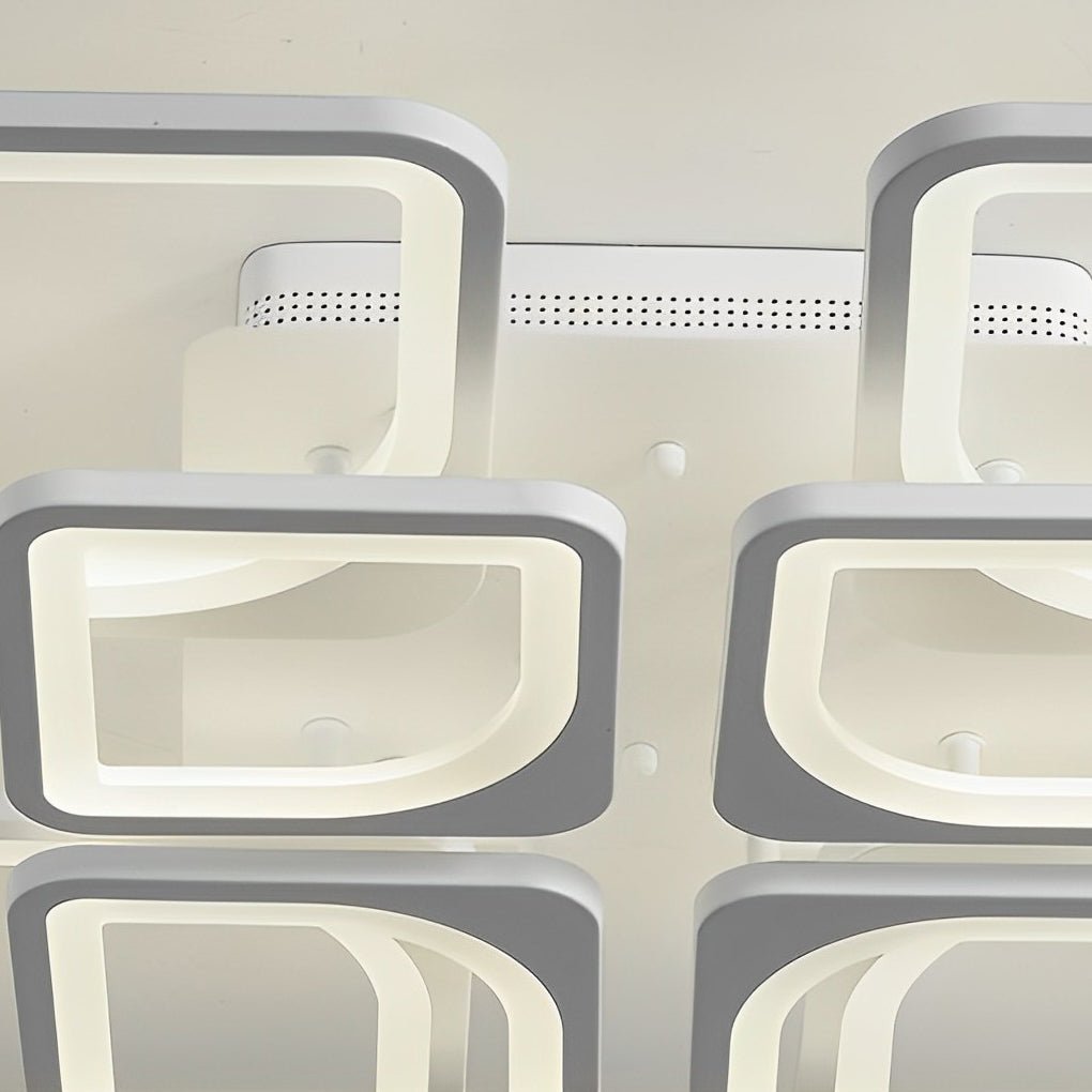 Quadra Dimmable Flush Mount (24") - LivingLX