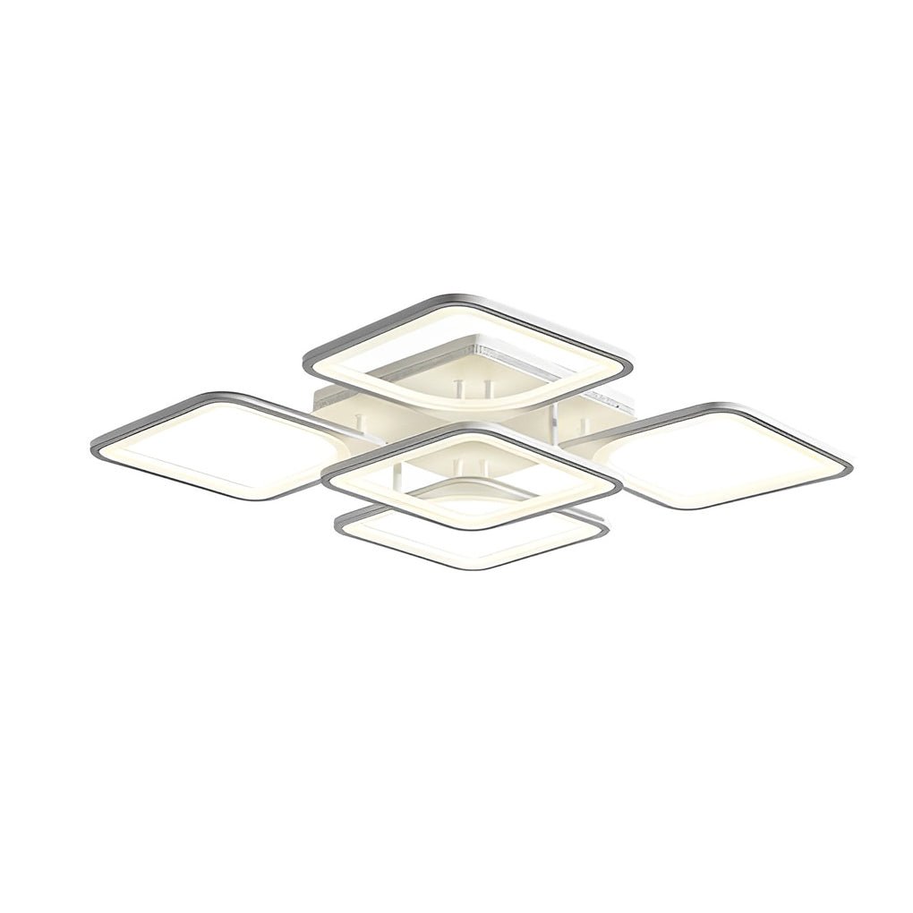 Quadra Dimmable Flush Mount (24") - LivingLX