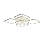 Quadra Dimmable Flush Mount (24") - LivingLX