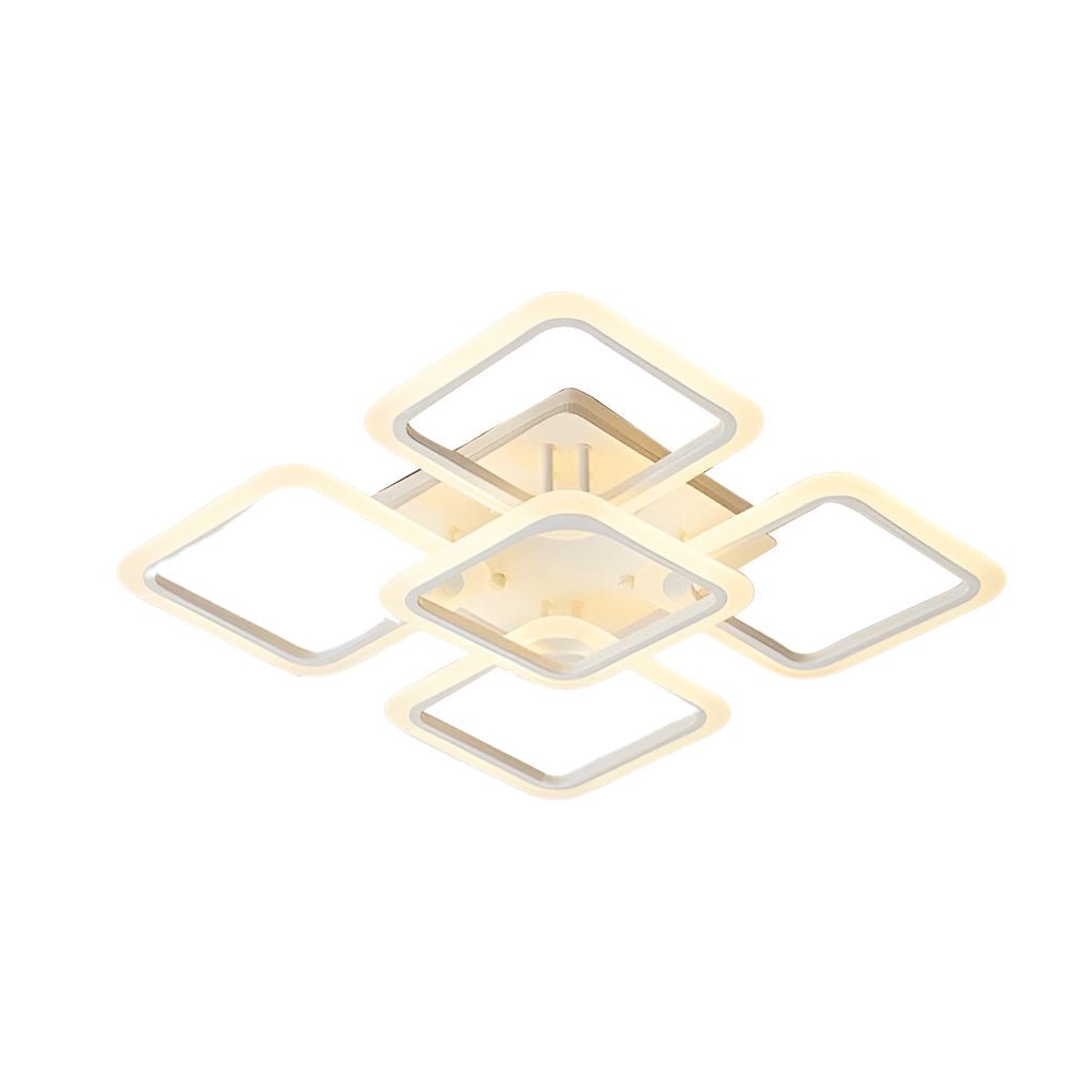 Quadra Dimmable Flush Mount (24") - LivingLX