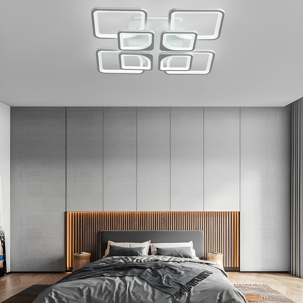 Quadra Dimmable Flush Mount (24") - LivingLX