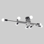 Nova Glass Globe Semi-Flush Mount (49")