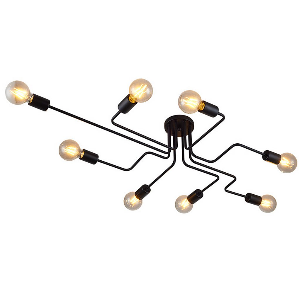 Nova Glass Globe Semi-Flush Mount (49")