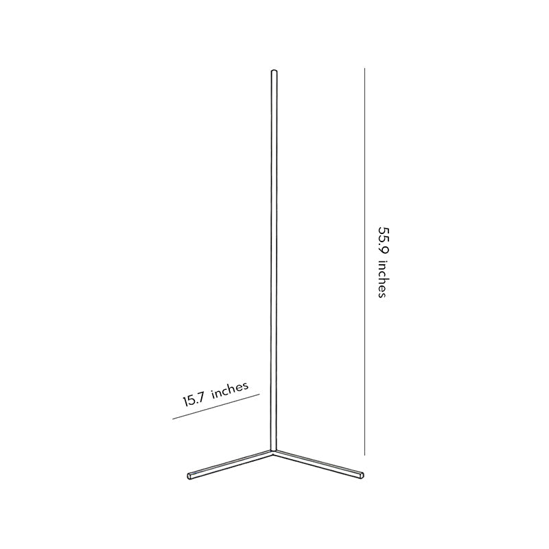 Spectra RGB Corner Floor Lamp (56")