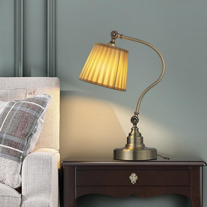 Rigby Curved Arm Desk Lamp (20") - LivingLX