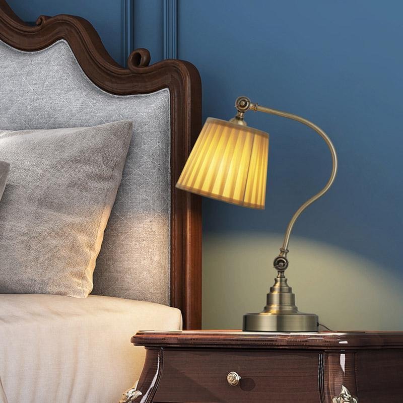 Rigby Curved Arm Desk Lamp (20") - LivingLX