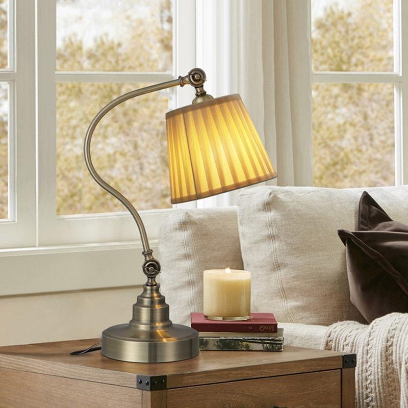 Rigby Curved Arm Desk Lamp (20") - LivingLX