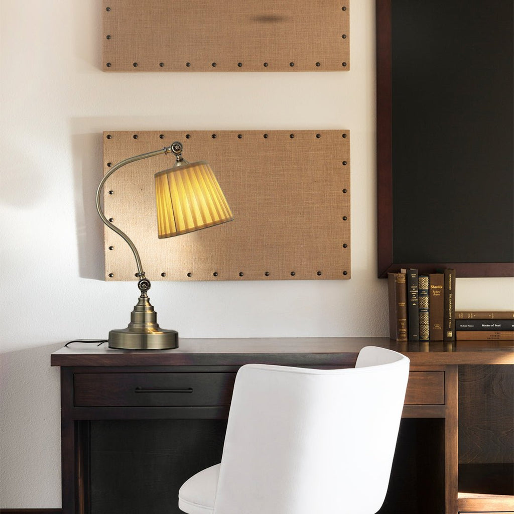 Rigby Curved Arm Desk Lamp (20") - LivingLX