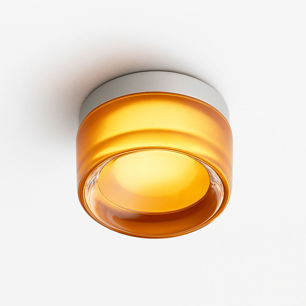 Rondo Round Glass LED Wall Sconce | Modern Up & Down Wall Light - LivingLX
