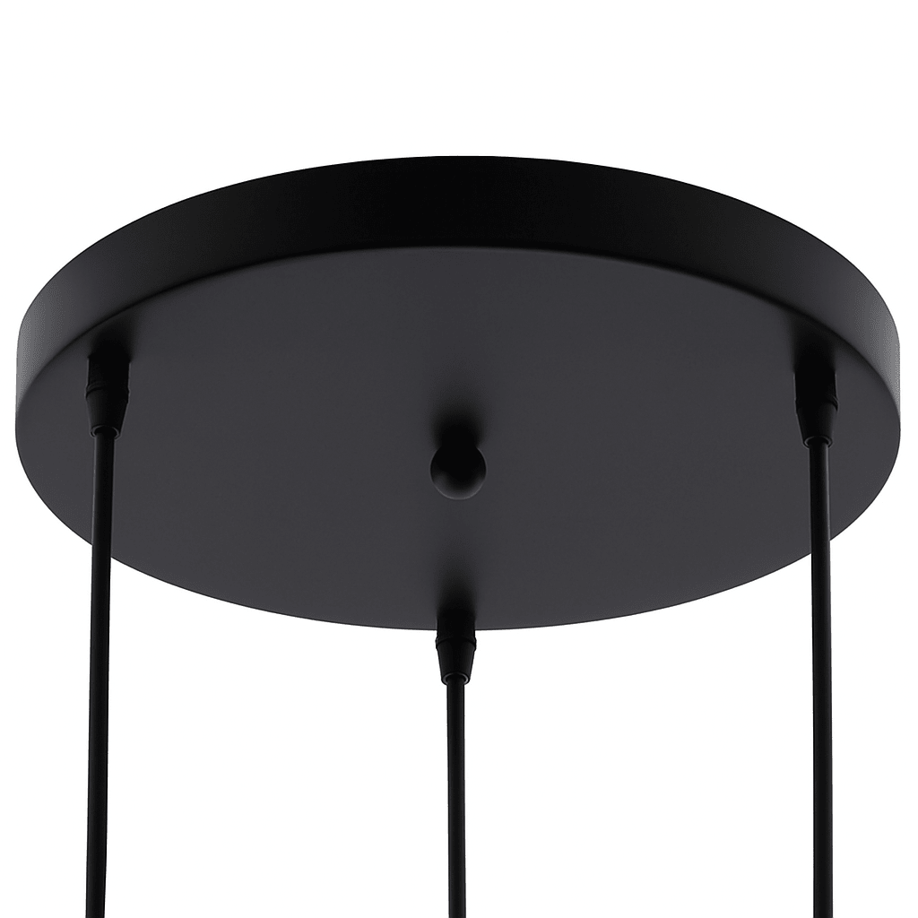 Round Ceiling Canopy for Pendant Lights | 1 to 5 Hole Base Plate - LivingLX