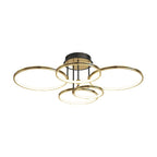 Saturn Gold Ring Semi-Flush Mount (34"–43") - LivingLX