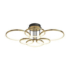 Saturn Gold Ring Semi-Flush Mount (34"–43") - LivingLX