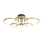 Saturn Gold Ring Semi-Flush Mount (34"–43") - LivingLX