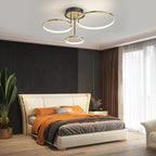 Saturn Gold Ring Semi-Flush Mount (34"–43") - LivingLX