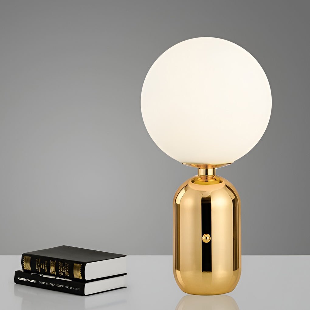 Selene Glass Globe Table Lamp (14"–19") - LivingLX