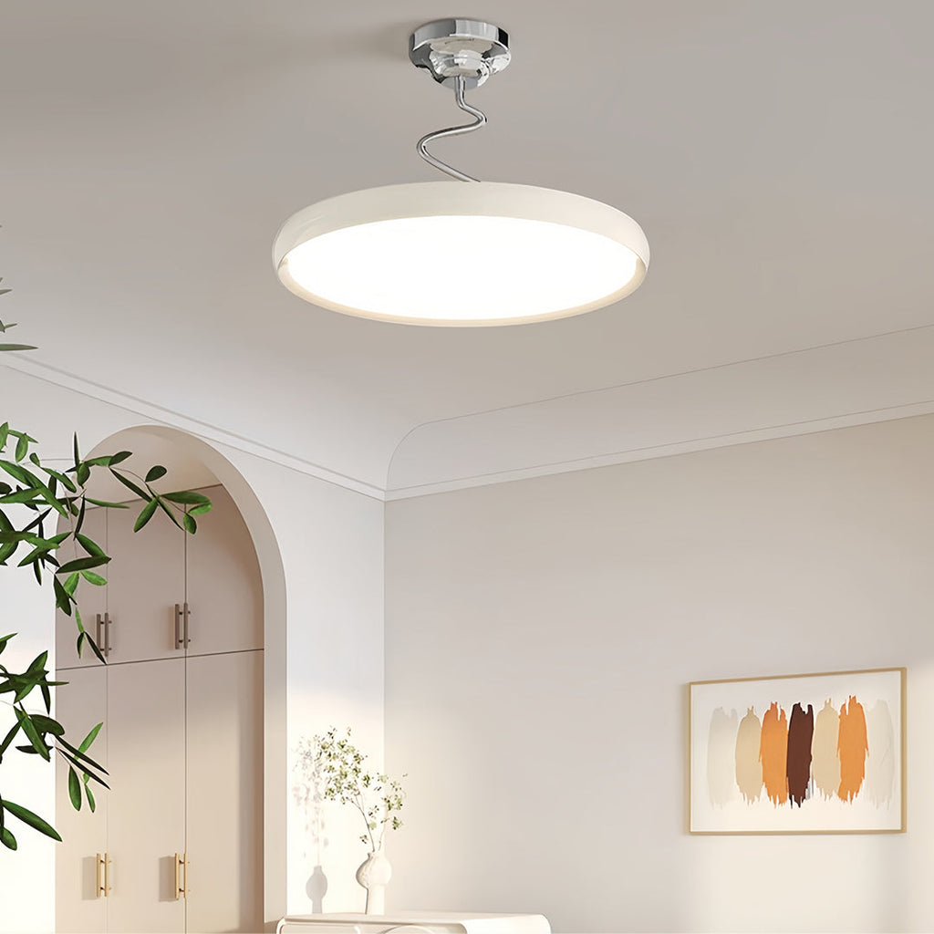 Vortex Twisted Semi-Flush Mount (12"–24")