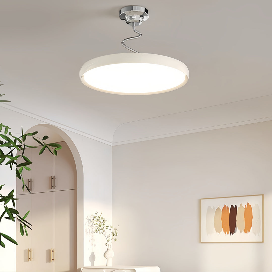 Vortex Twisted Semi-Flush Mount (12"–24")