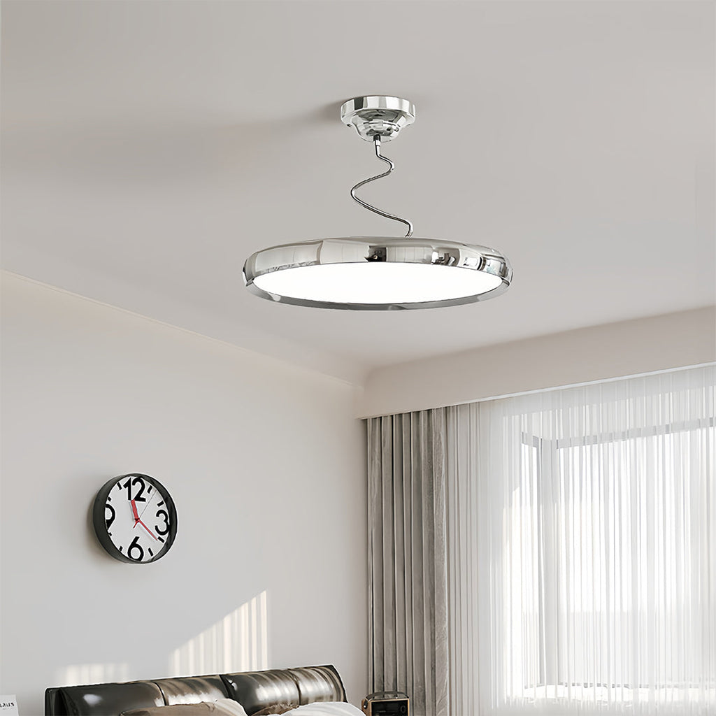Vortex Twisted Semi-Flush Mount (12"–24")