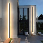 Slim LED wall light – indoor & outdoor, vertical or horizontal, 5 heights - LivingLX