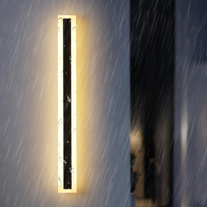 Slim LED wall light – indoor & outdoor, vertical or horizontal, 5 heights - LivingLX