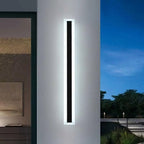 Slim LED wall light – indoor & outdoor, vertical or horizontal, 5 heights - LivingLX