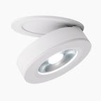 Slim Round Adjustable LED Recessed Spotlight | Black or White - LivingLX