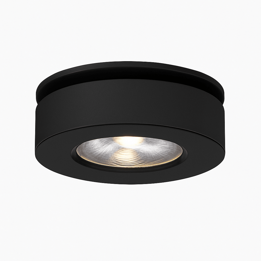 Slim Round Adjustable LED Recessed Spotlight | Black or White - LivingLX