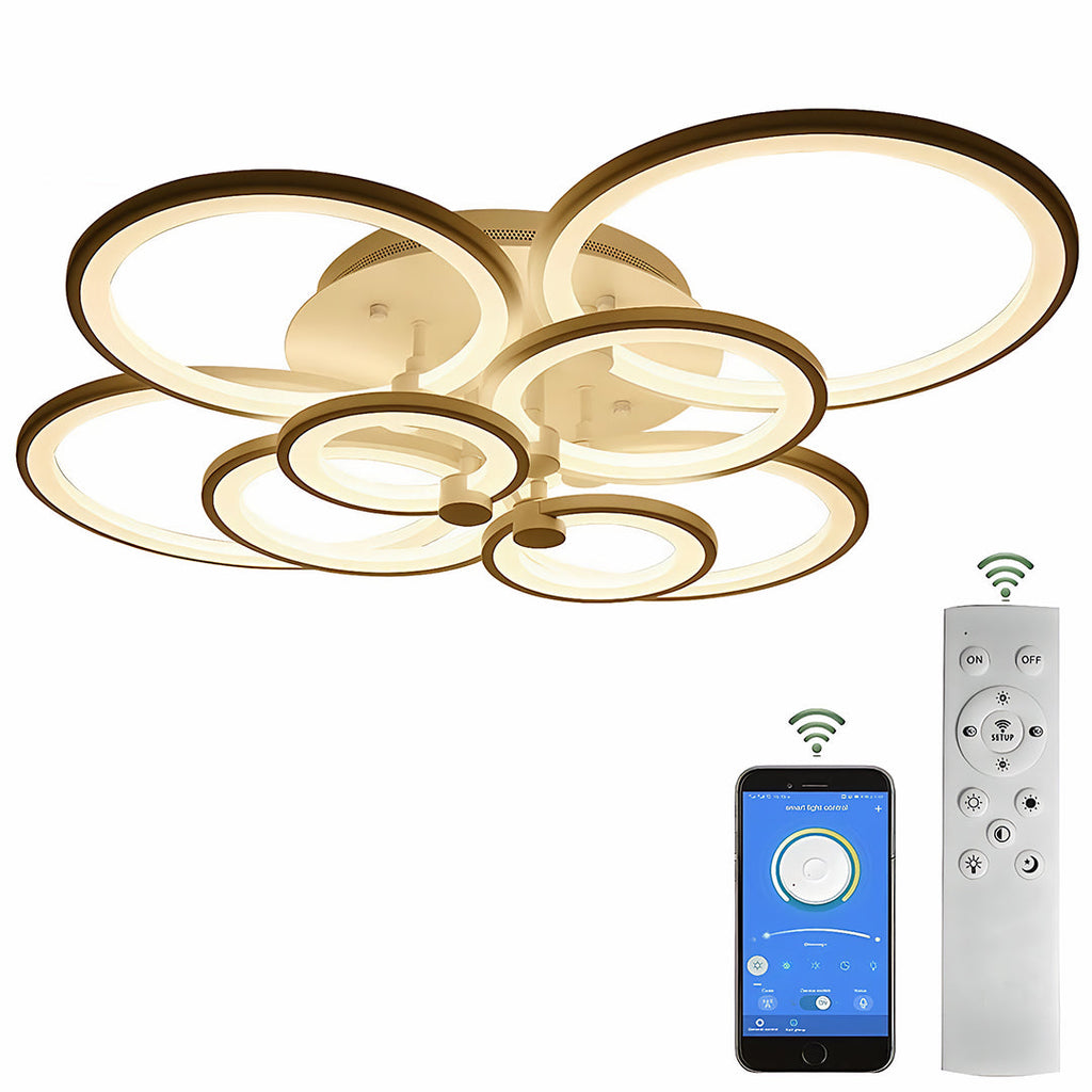 Halo Ring Semi-Flush Mount (16"–31")