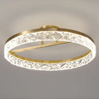 Solara Gold Flush Mount (20") - LivingLX