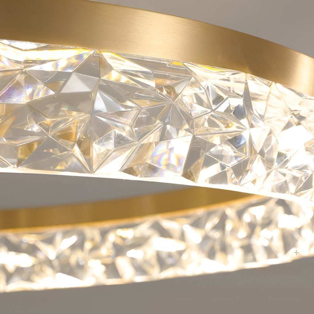 Solara Gold Flush Mount (20") - LivingLX