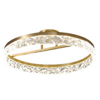 Solara Gold Flush Mount (20") - LivingLX