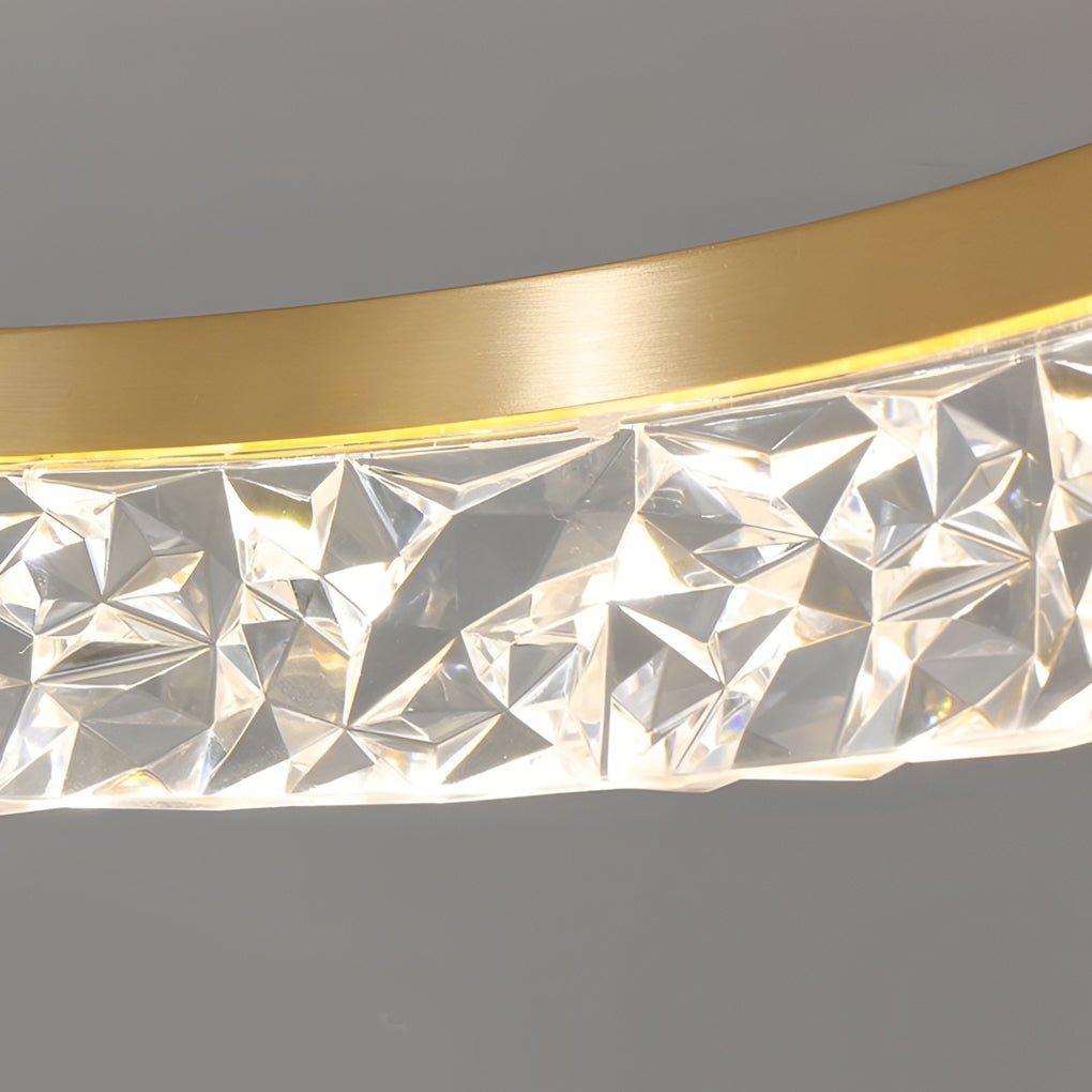 Solara Gold Flush Mount (20") - LivingLX