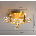 Solene Crystal Flush Mount (19") - LivingLX