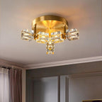 Solene Crystal Flush Mount (19") - LivingLX